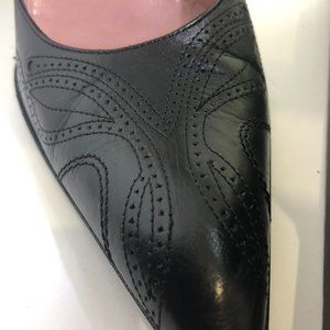 Fratelli Rossetti Black Mary Jane Heels (size 7)